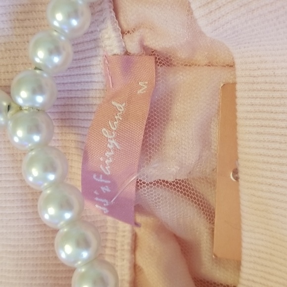 Jj's Fairyland Flourish In Frills Shortsleeve Pink Crop Top - Picture 11 of 12